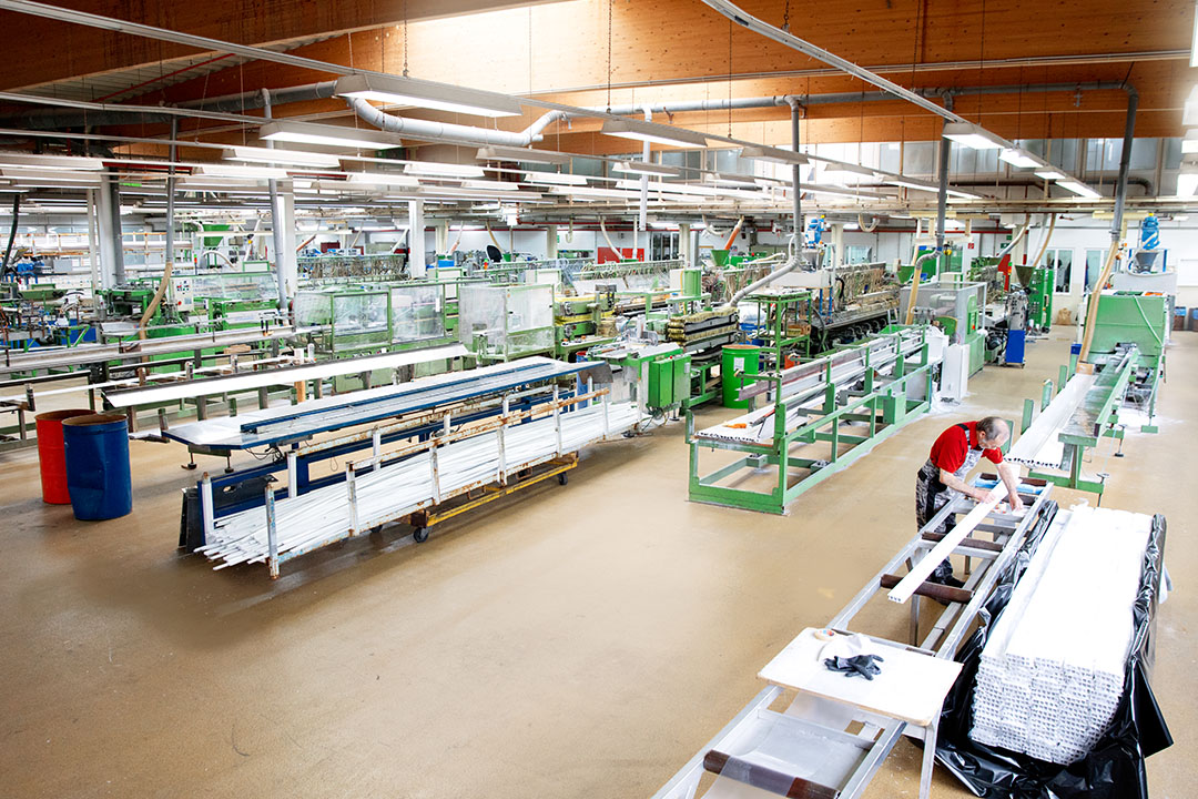 Ein weiter Blick in die Stöckel Werkshalle.